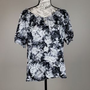 {Croft & Barrow} Floral Blouse